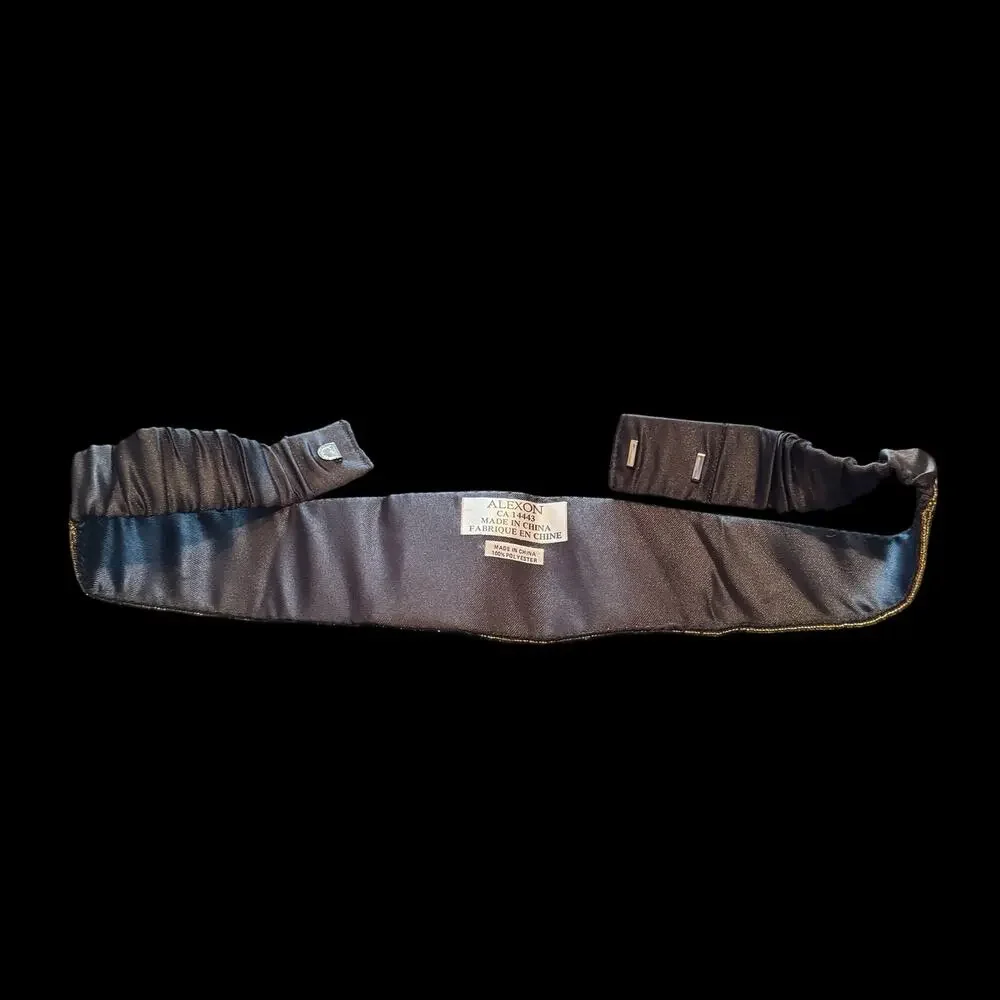 Vtg Alexon Mid Century Style Beaded Statement Waist Belt